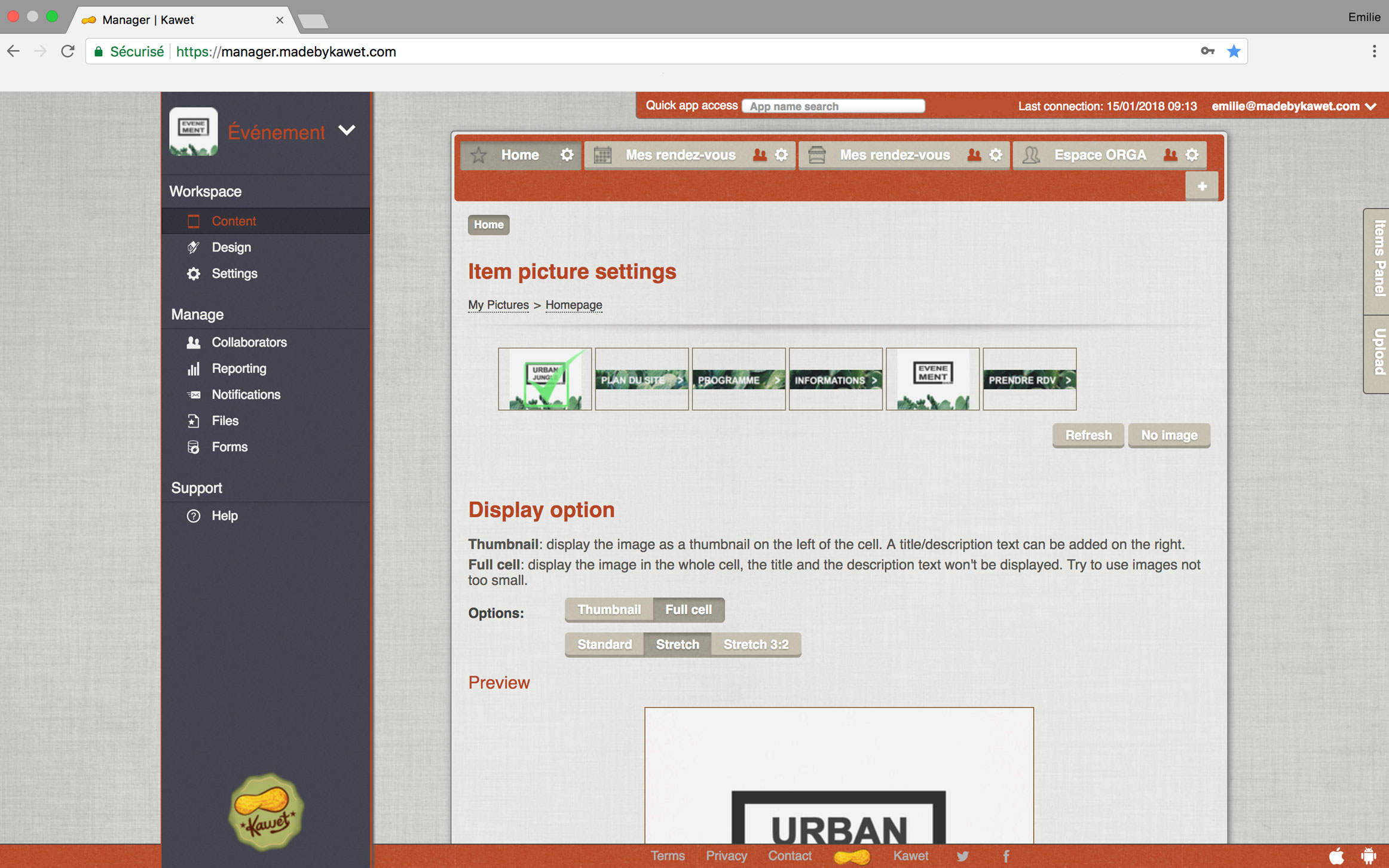 Télécharger les images