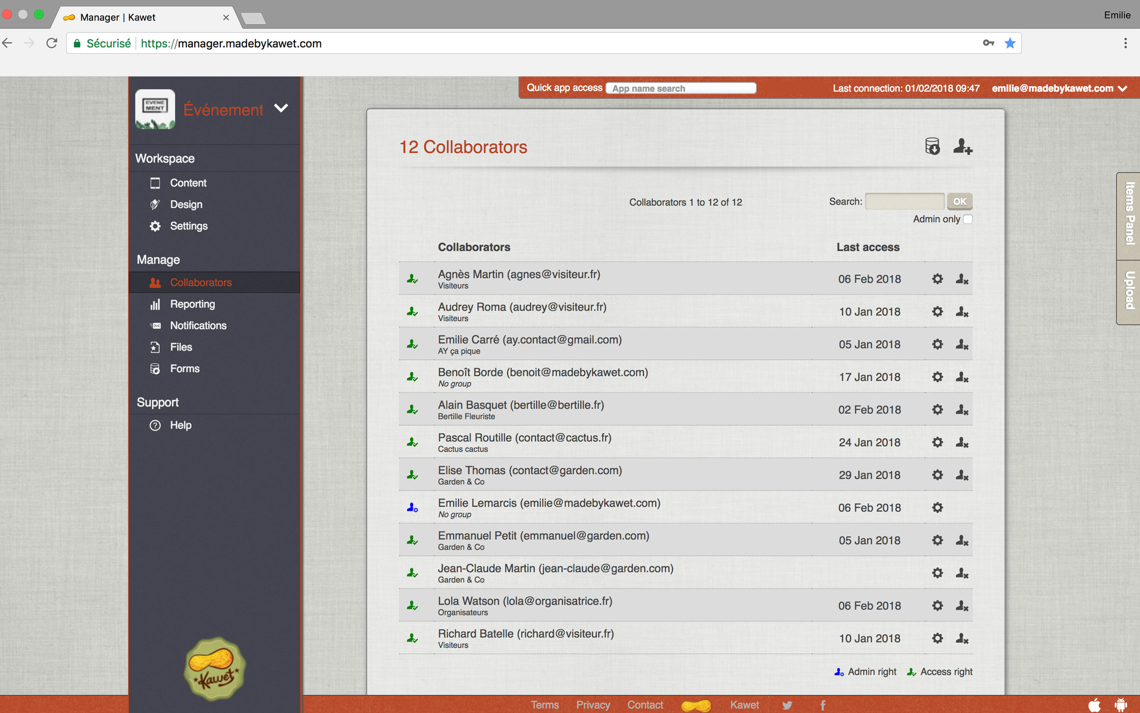 Espace Collaborateurs