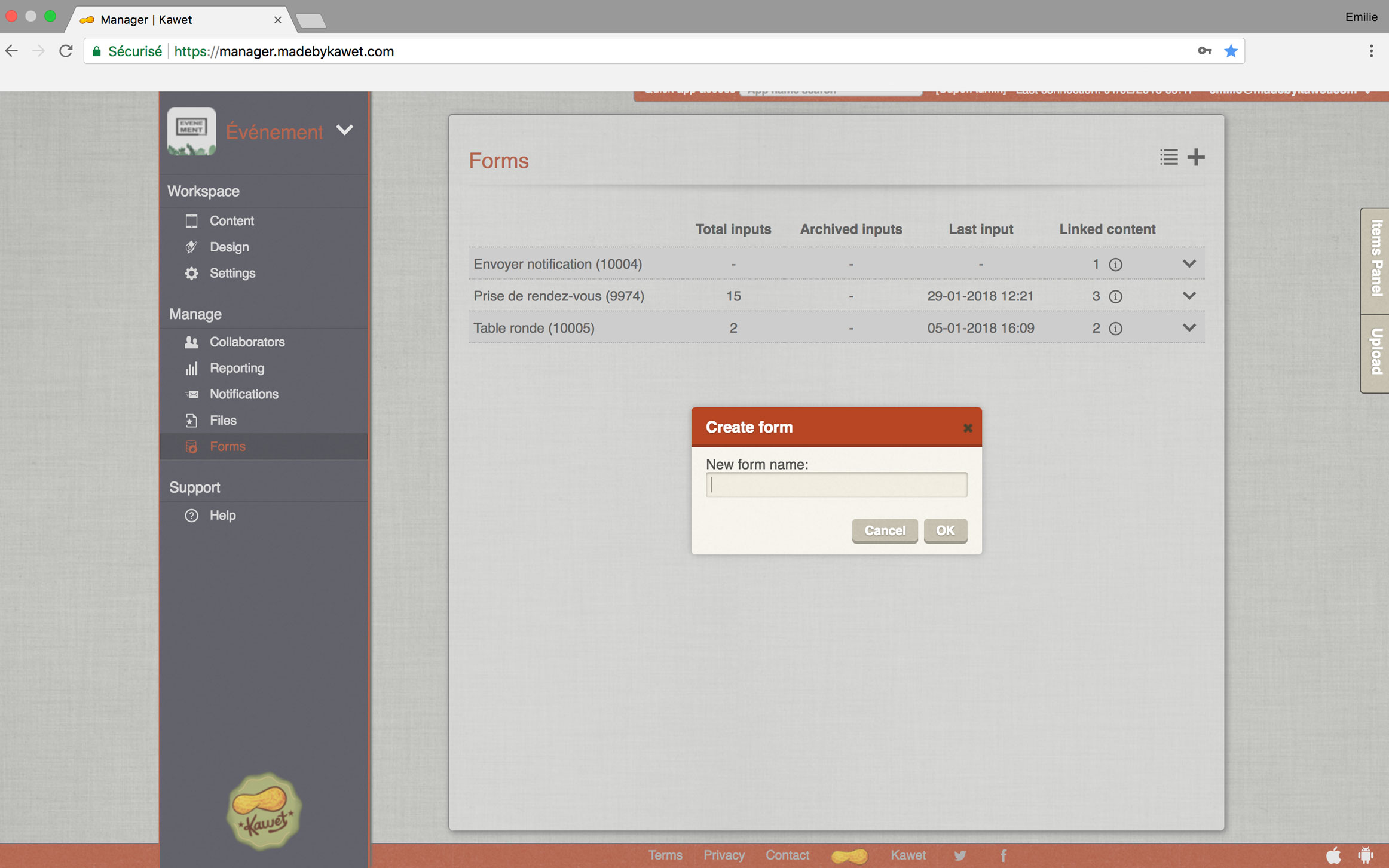 Créer un formulaire simple